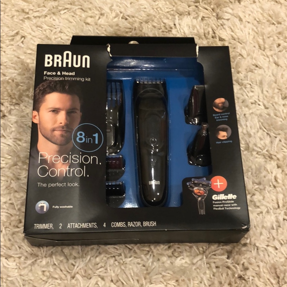 BrAun face & head trimming kit